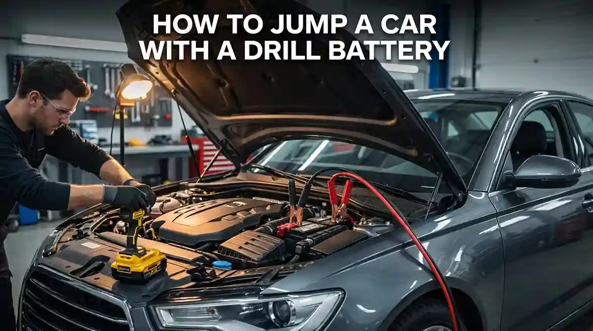 How to Jump a Car With a Drill Battery
