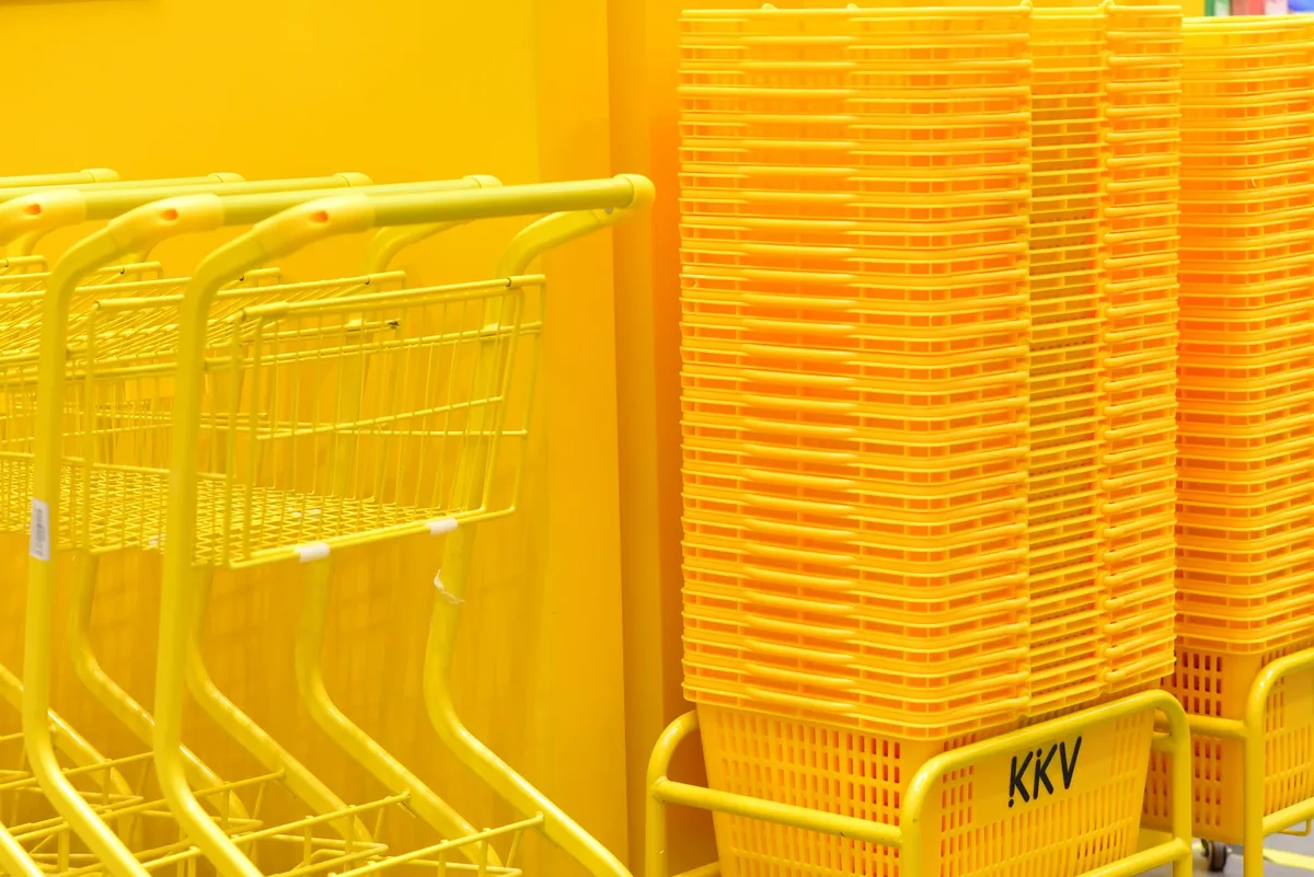 infant carrier shopping cart basket