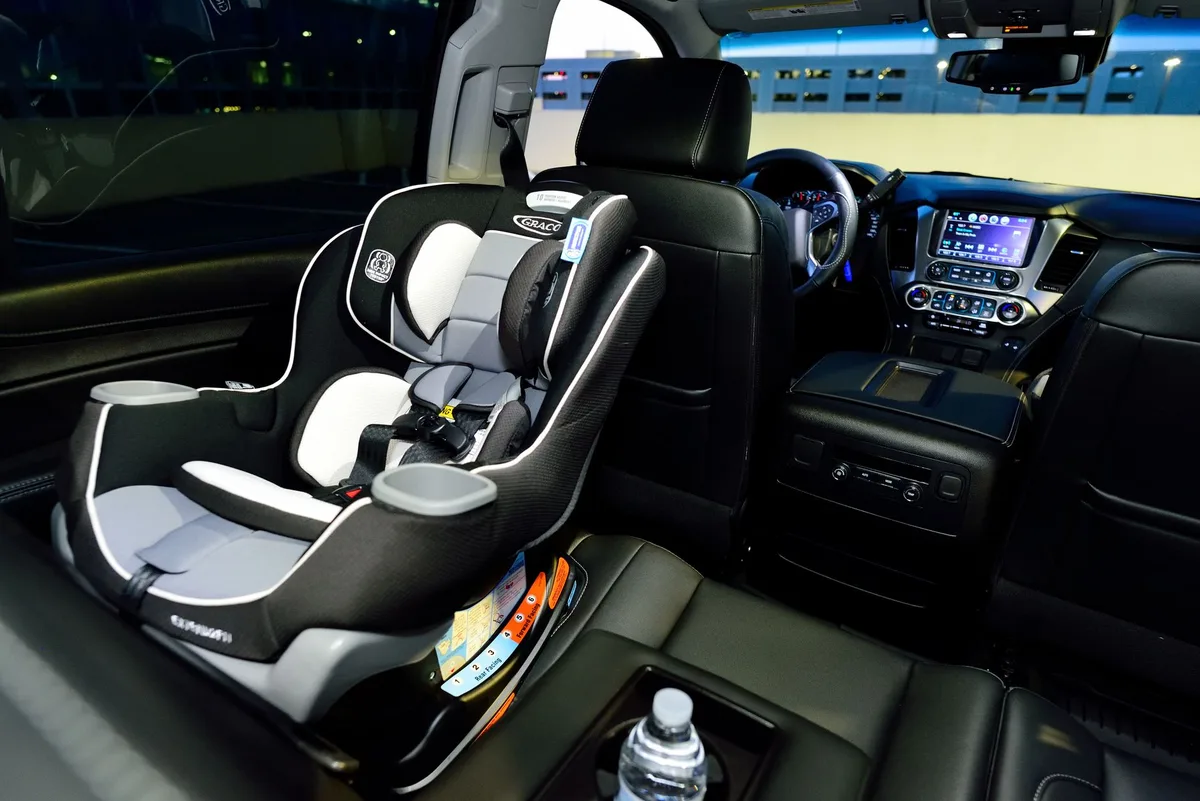 rear-facing car seat installation