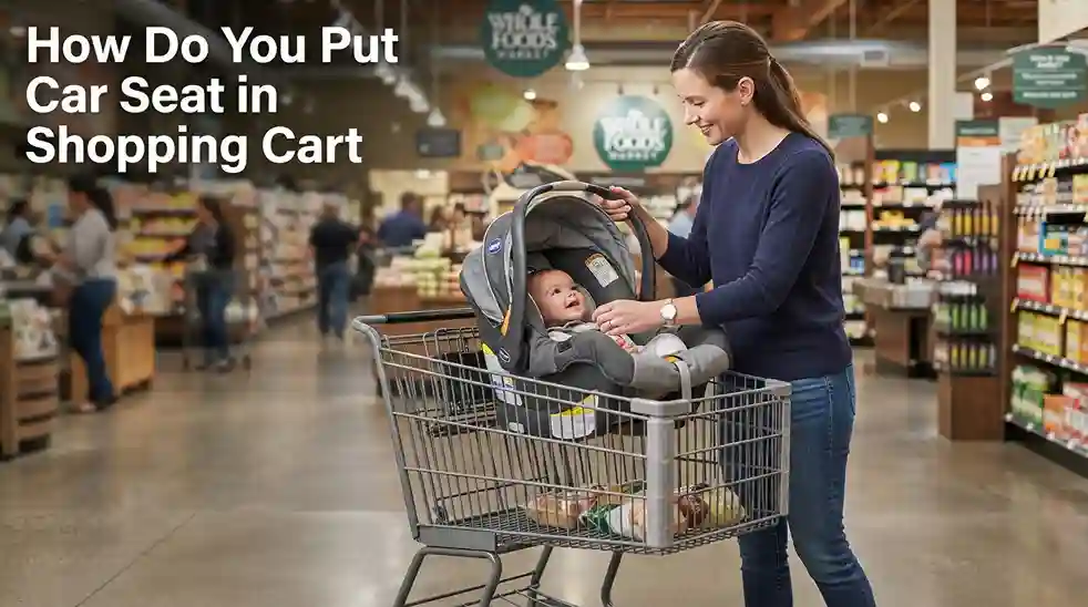 How Do You Put Car Seat in Shopping Cart