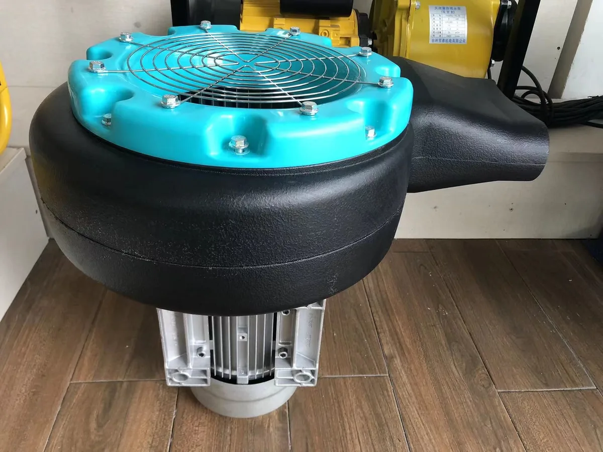 box fan drying car interior