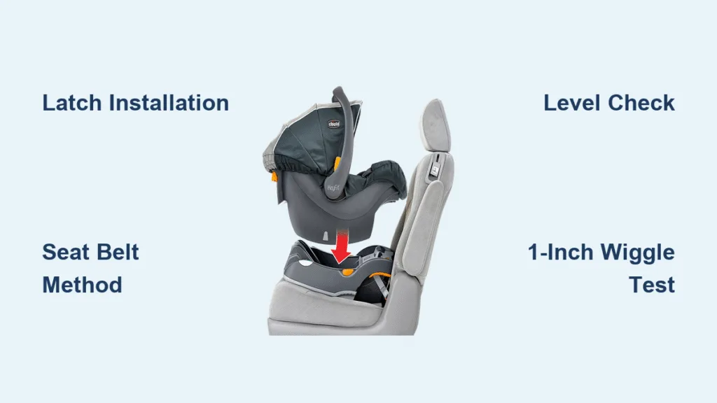 car seat base docking station
