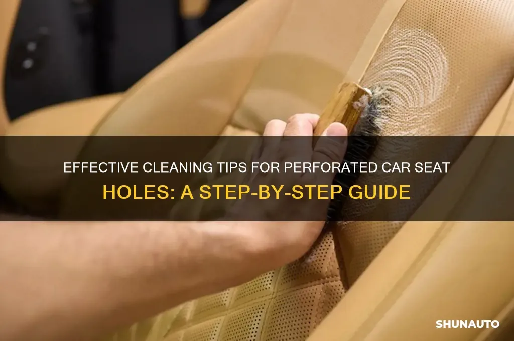 gently agitating perforated seat surface