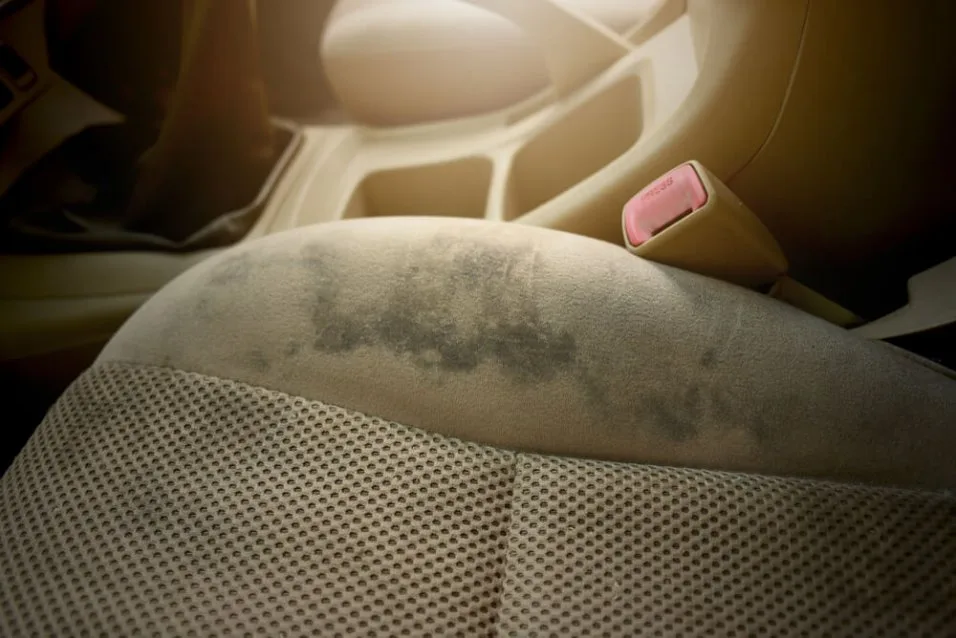 how to get paint off a car seat
