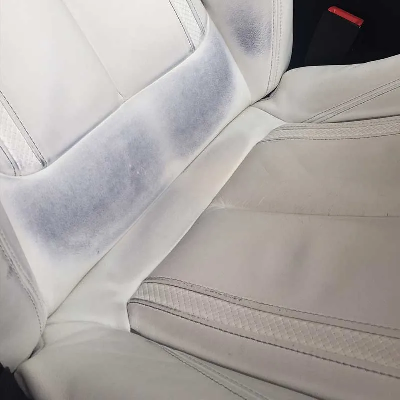 how to get stains out of leather car seats
