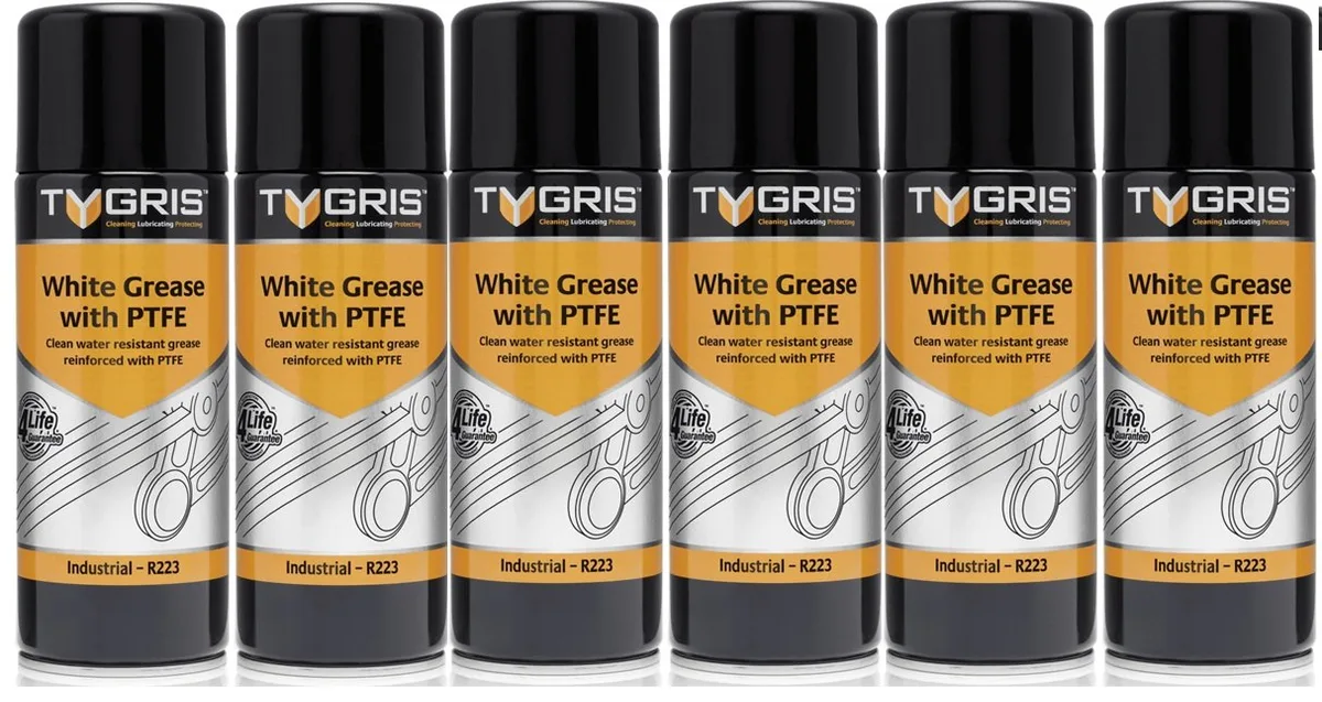 white lithium grease vs silicone vs ptfe